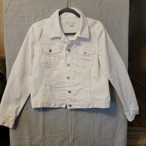 Artisan NY XL White Denim Jacket